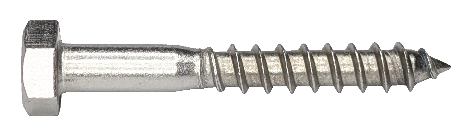 8 x 60 mm Sechskant-Holzschraube Edelstahl A2