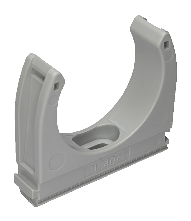 Dietzel PVC Klemmschelle M40 hellgrau