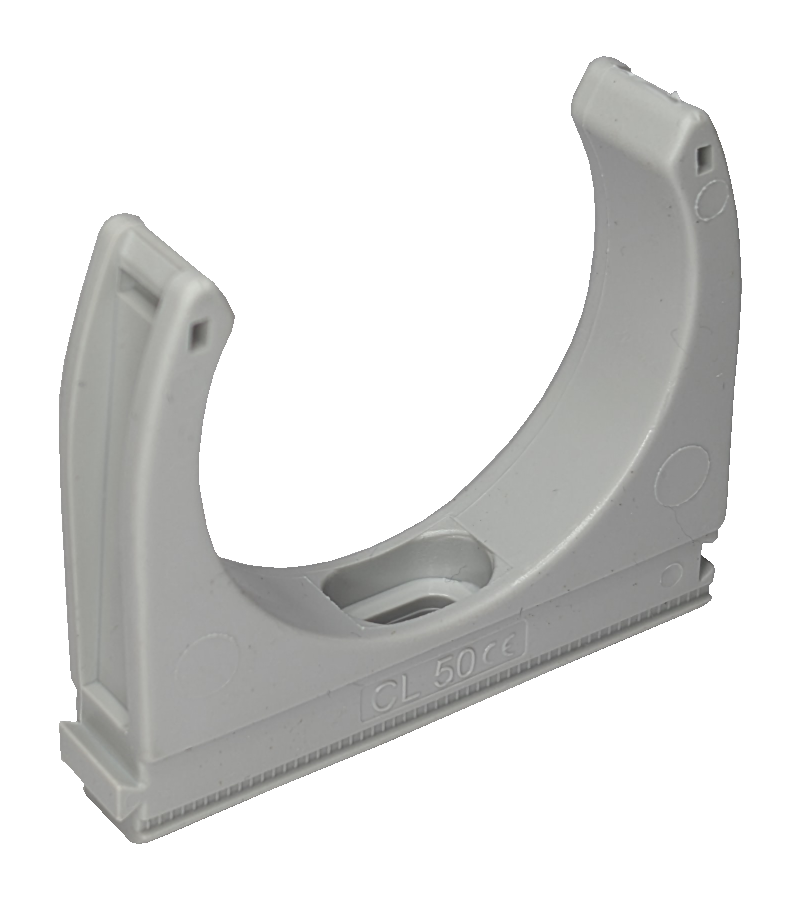 Dietzel PVC Klemmschelle M50 hellgrau