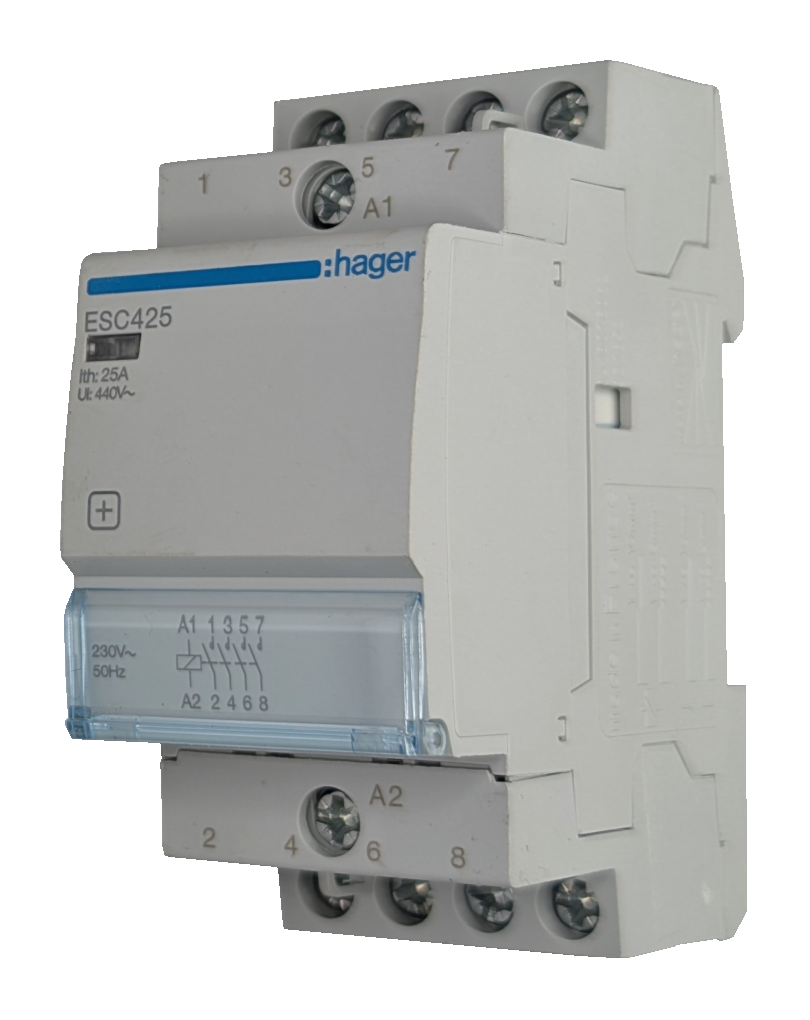 Hager Schütz, 25 A, 4S, 230 V