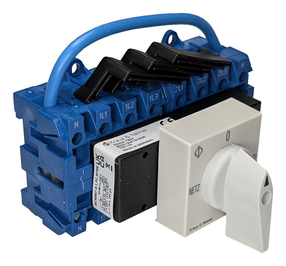 Kraus & Naimer Netz-0-Notstrom Umschalter 4-polig 25 A