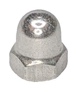 M5 Hutmutter hohe Form Edelstahl A2