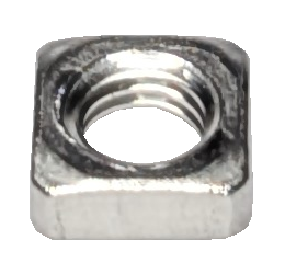 M5 Vierkantmutter niedrige Form Edelstahl A2