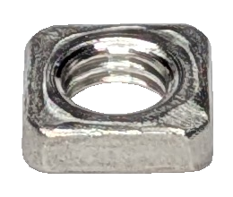 M6 Vierkantmutter niedrige Form Edelstahl A2