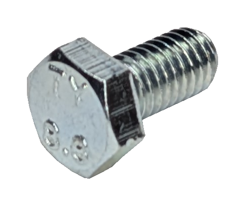 M6 x 12 mm Sechskantschraube Vollgewinde Stahl verzinkt