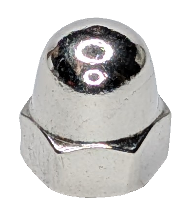 M8 Hutmutter hohe Form Edelstahl A2