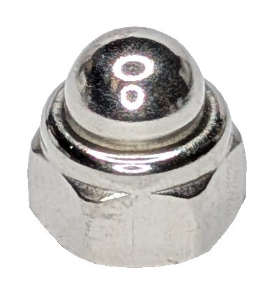 M8 Hutmutter selbstsichernd Edelstahl A2