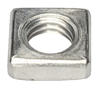 M8 Vierkantmutter niedrige Form Edelstahl A2