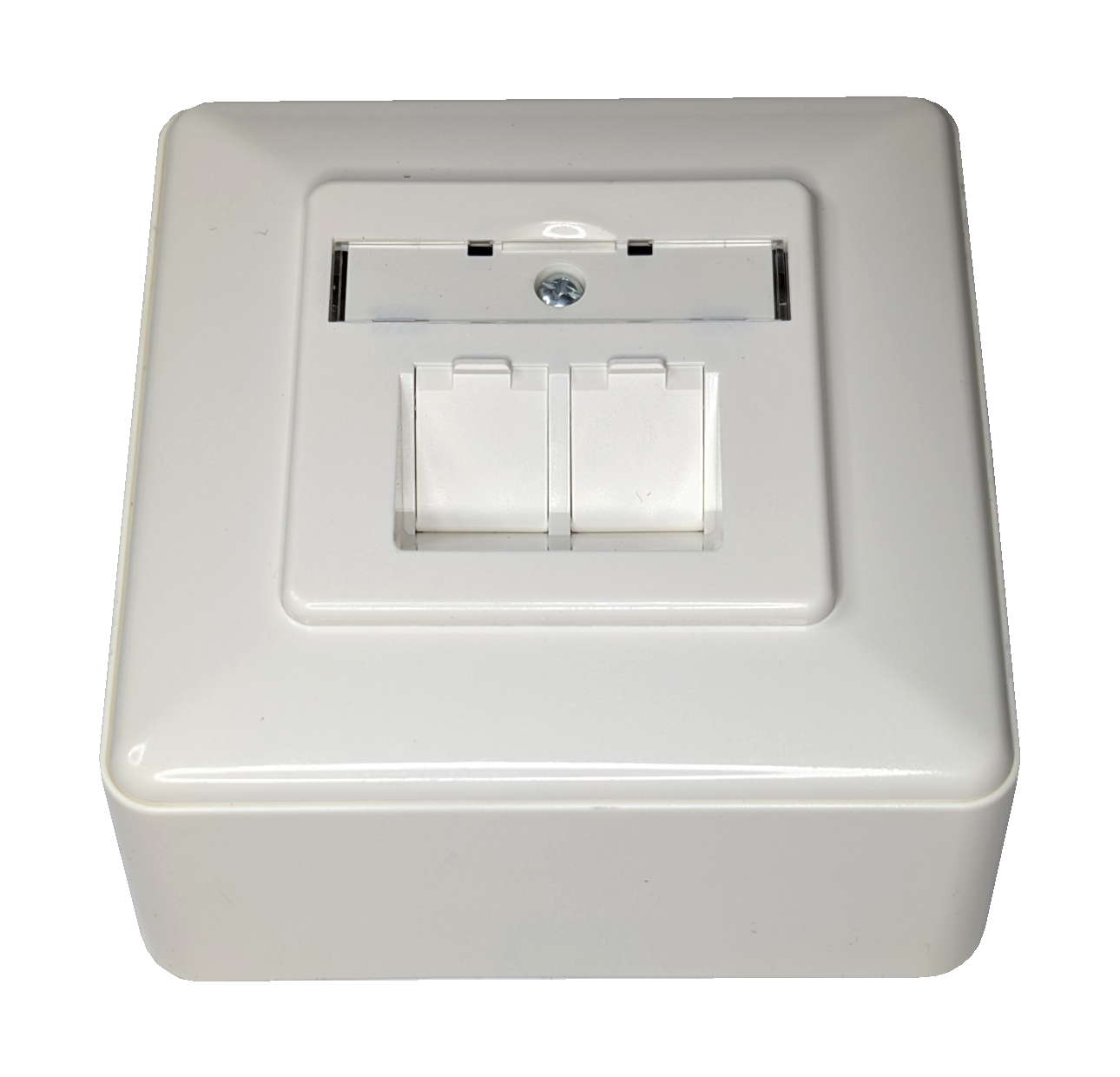 METZ CONNECT Netzwerkdose 2-fach, Aufputz