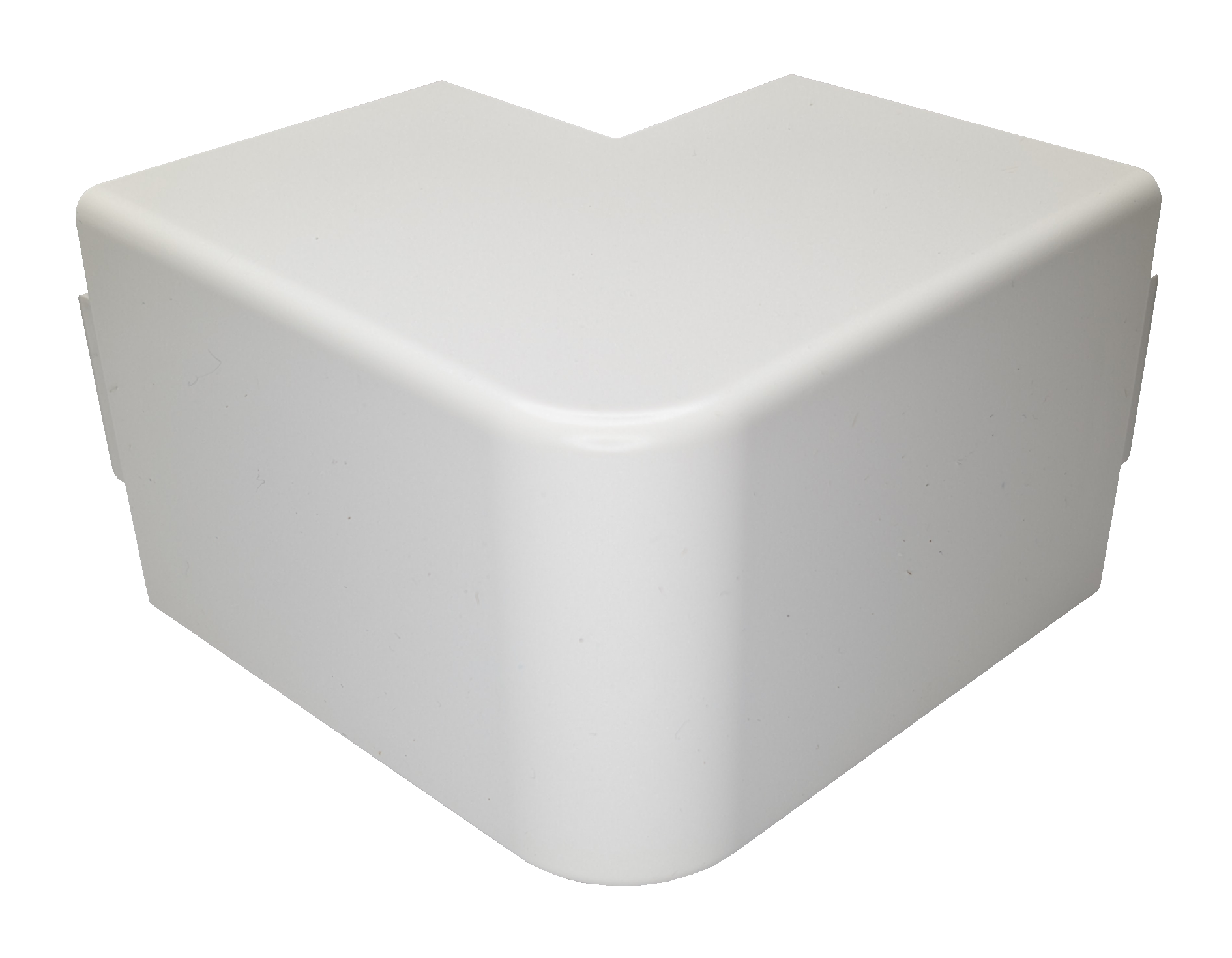 OBO Außeneckhaube 60 x 60 mm PVC reinweiß