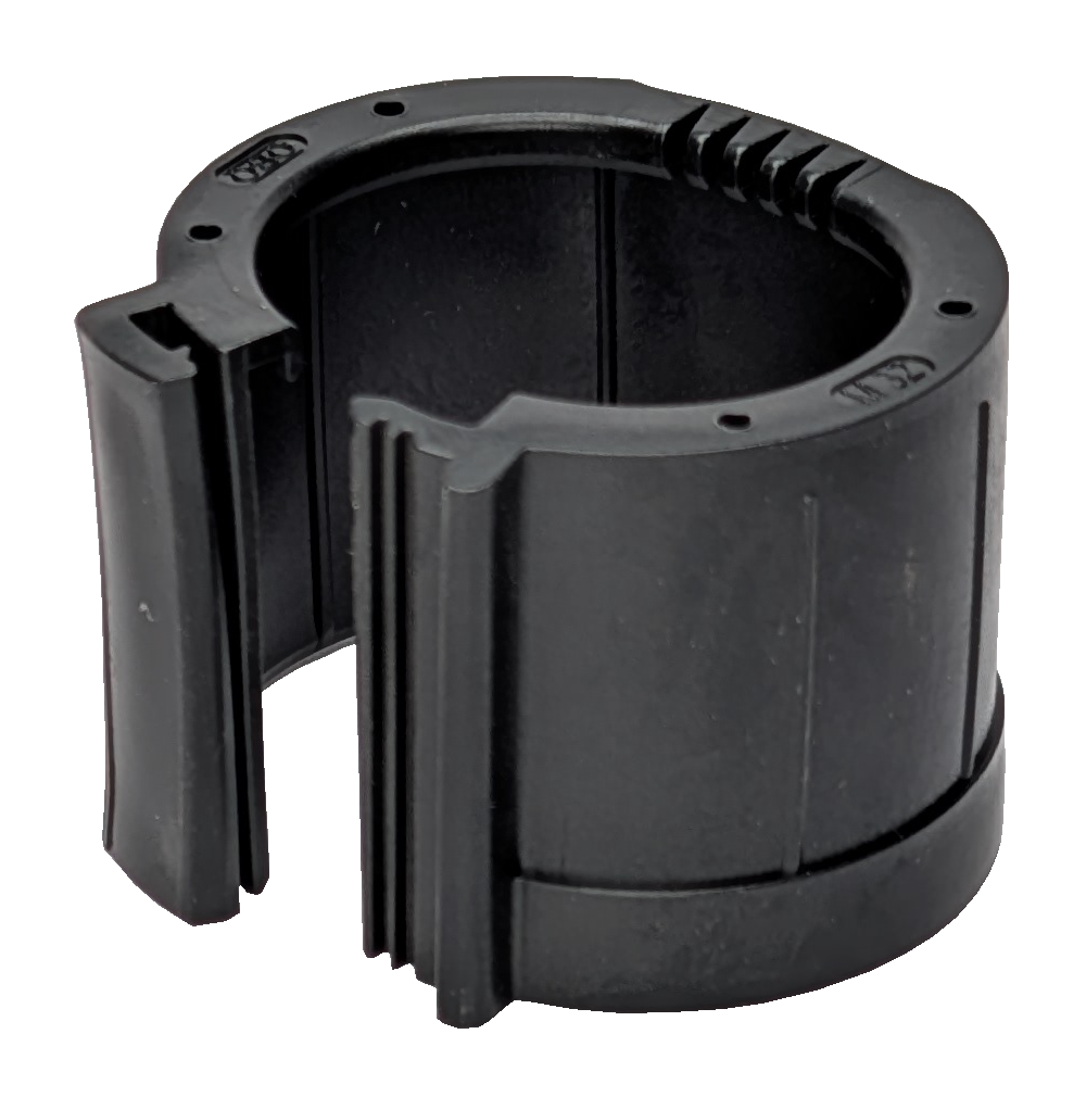 OBO Rohrendtülle M32 teilbar, schwarz