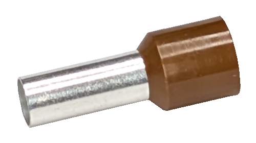 Phoenix Contact Aderendhülse 10 mm², braun, 12 mm