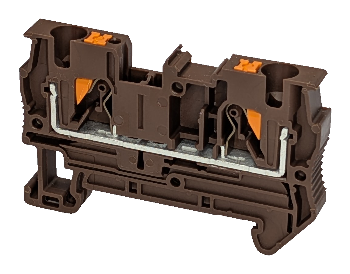 Phoenix Contact Durchgangsklemme PT 4 braun